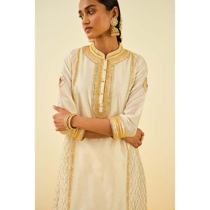 Sheetal Batra Ivory Kurta with Dhoti (Set of 2)