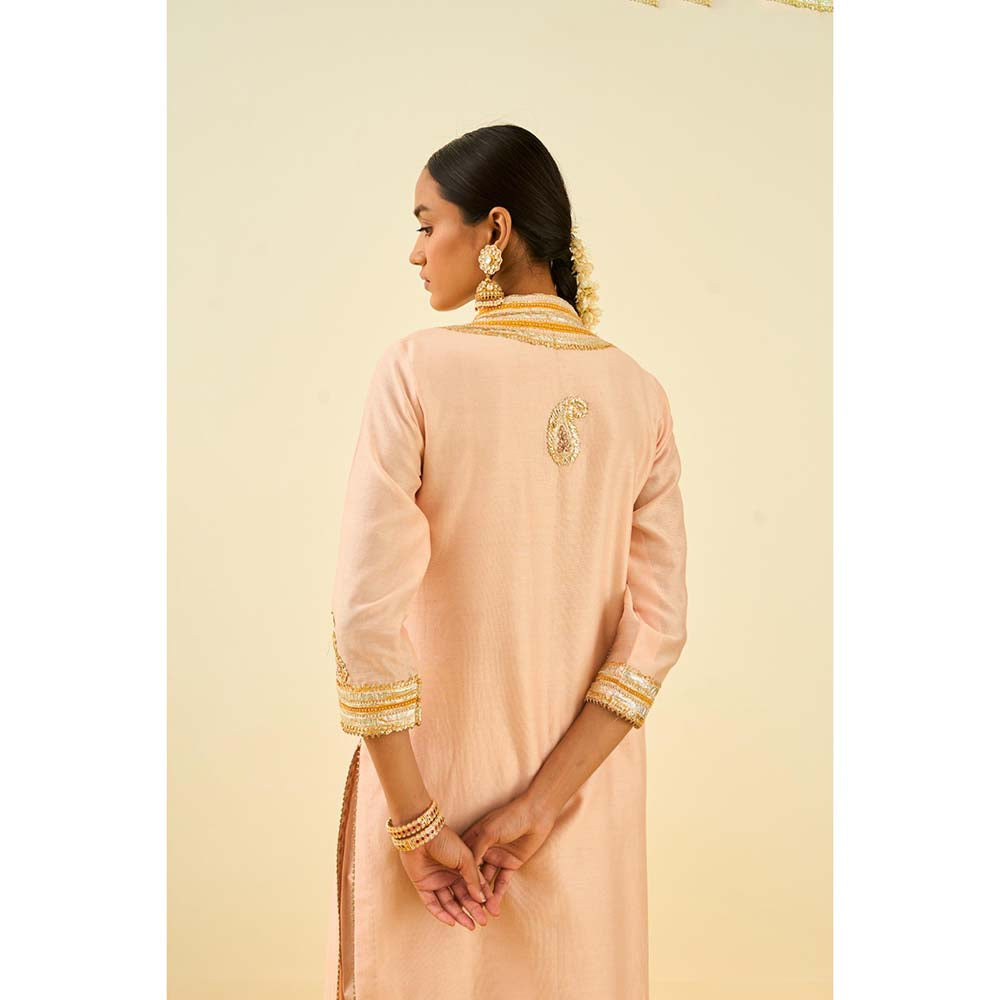Sheetal Batra Pink Kurta with Palazzo (Set of 2)