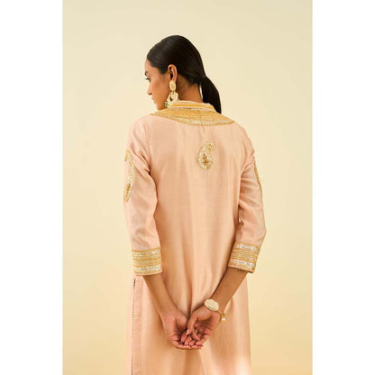 Sheetal Batra Pink Kurta with Palazzo (Set of 2)