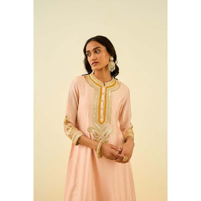 Sheetal Batra Pink Short Kurta with Salwar and Dupatta (Set of 3)