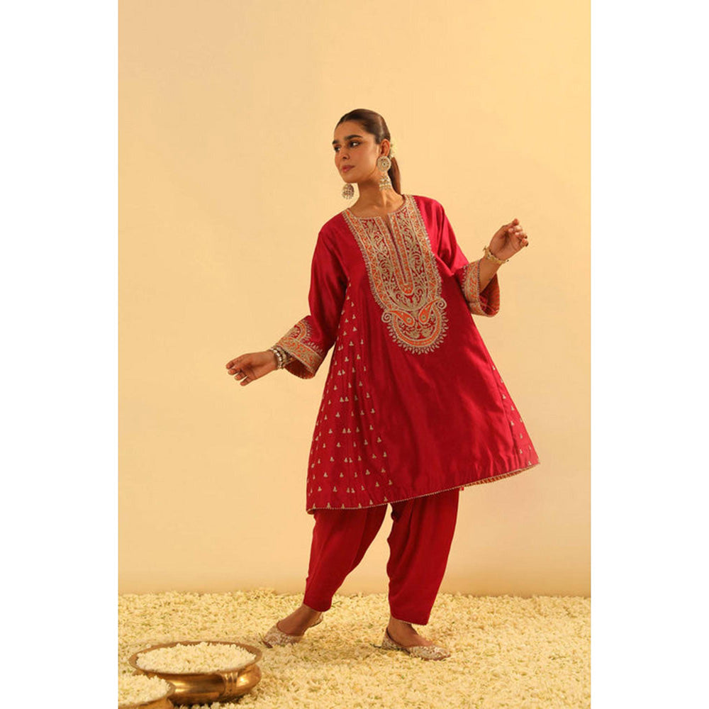 Sheetal Batra Falisha - Short Kalidaar Choga With Salwar And Dupatta
