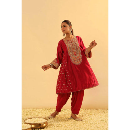 Sheetal Batra Falisha - Short Kalidaar Choga With Salwar And Dupatta