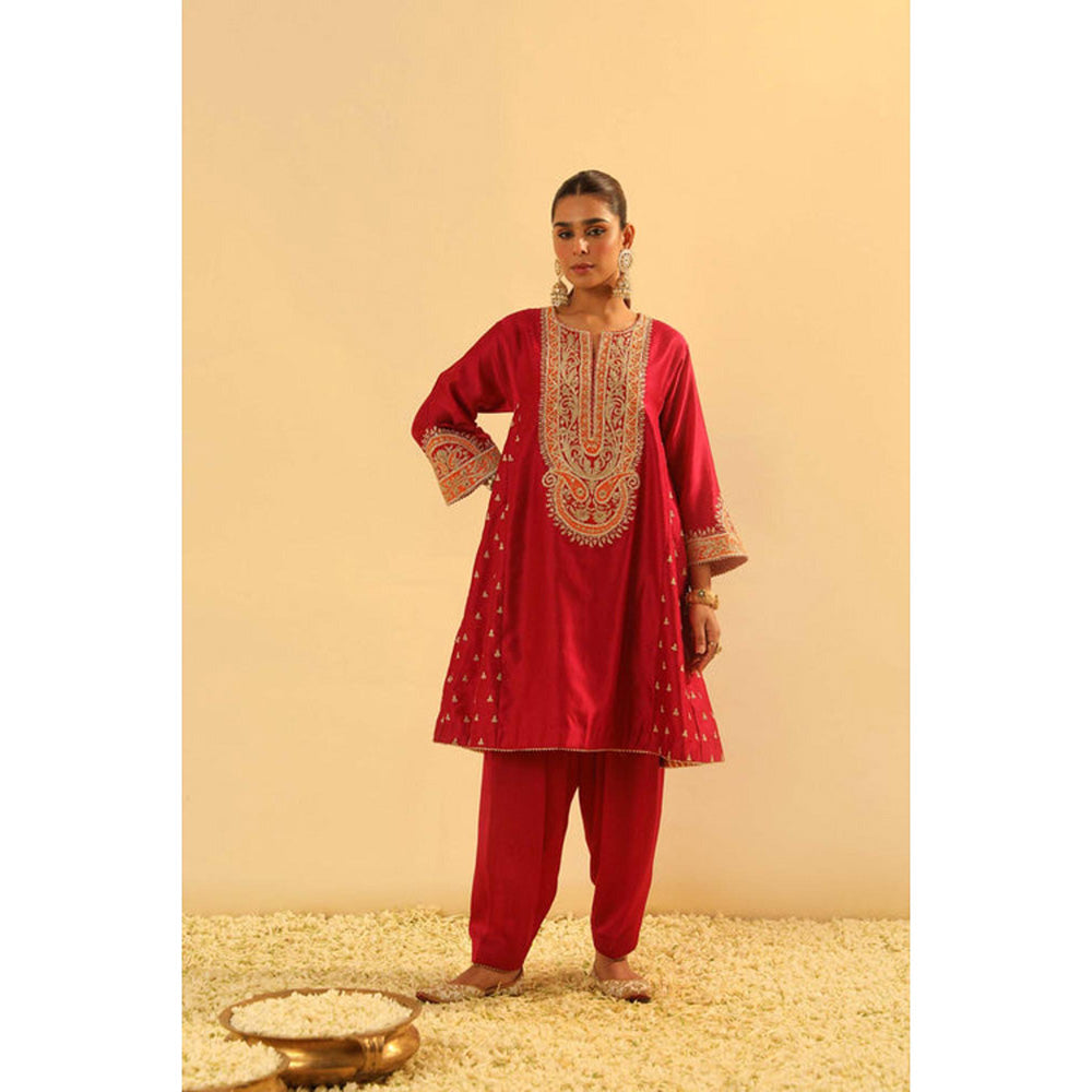Sheetal Batra Falisha - Short Kalidaar Choga With Salwar And Dupatta