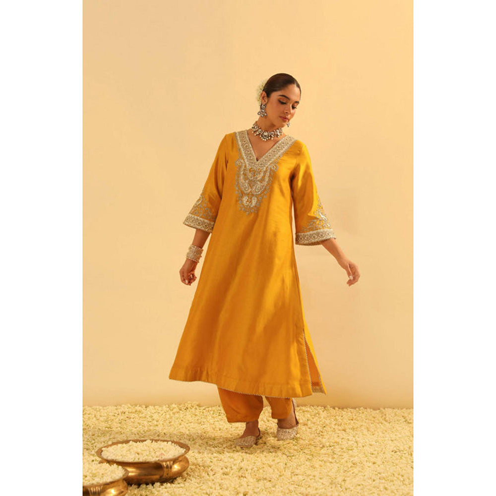 Sheetal Batra Shazana - Long A-Line Choga With Salwar