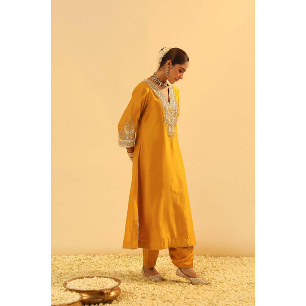 Sheetal Batra Shazana - Long A-Line Choga With Salwar And Dupatta
