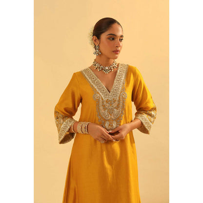 Sheetal Batra Shazana - Long A-Line Choga With Salwar And Dupatta