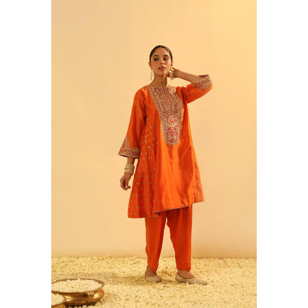 Sheetal Batra Falisha - Short Kalidaar Choga With Salwar And Dupatta