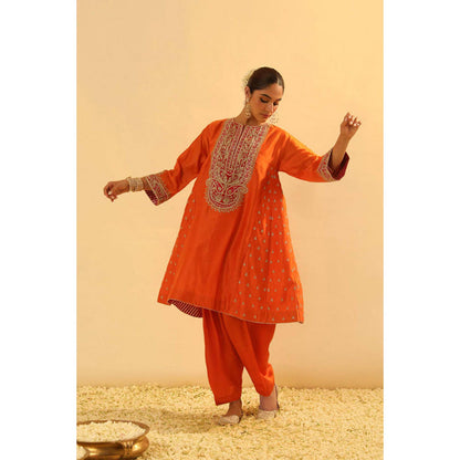 Sheetal Batra Falisha - Short Kalidaar Choga With Salwar And Dupatta