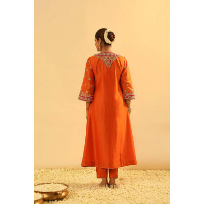 Sheetal Batra Alima - Long A-Line Choga With Salwar And Dupatta