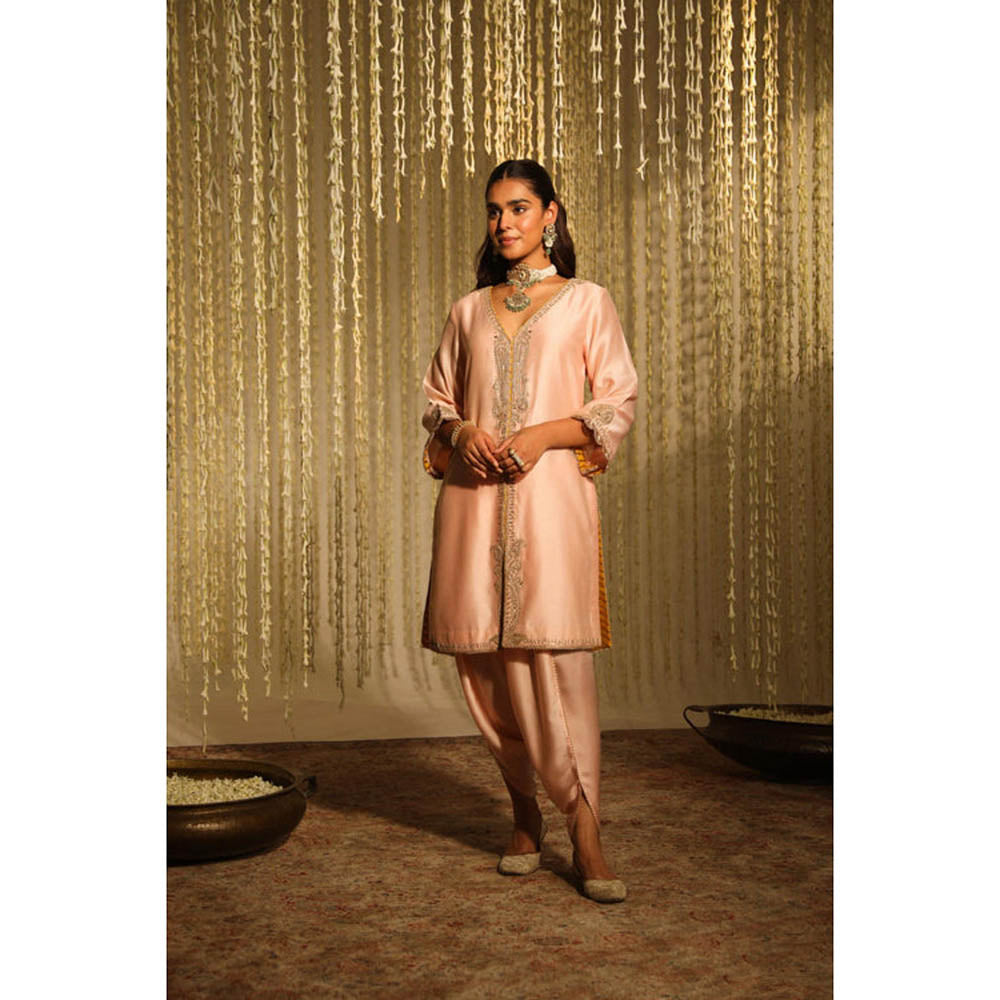 Sheetal Batra Umrah - Rose Pink Kurta With Salwar And Dupatta