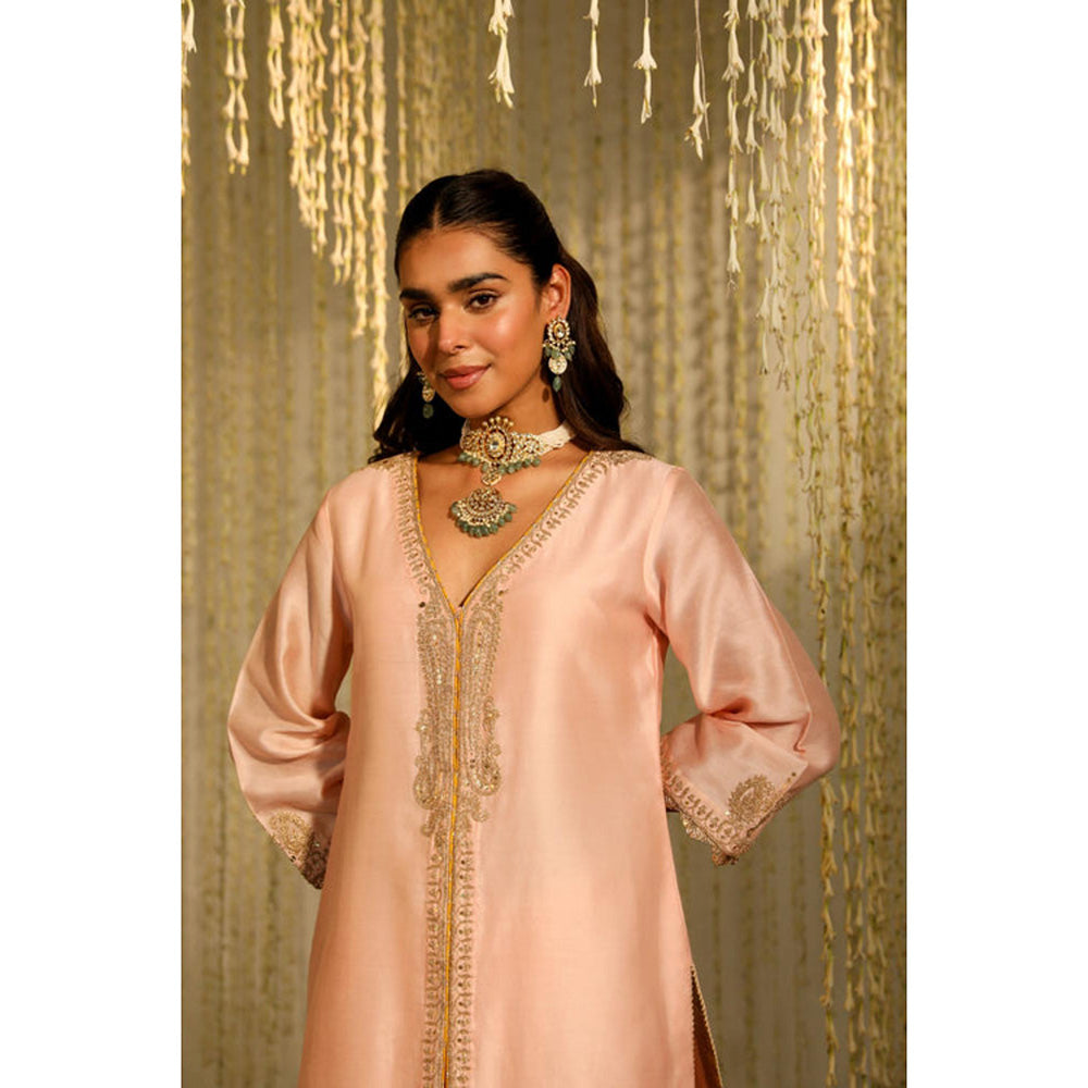 Sheetal Batra Umrah - Rose Pink Kurta With Salwar And Dupatta