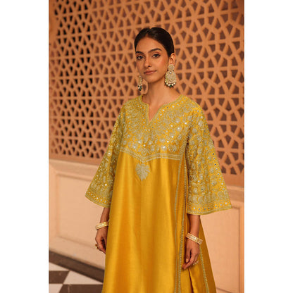 Sheetal Batra Aiman - Short Knee Length Choga With Salwar