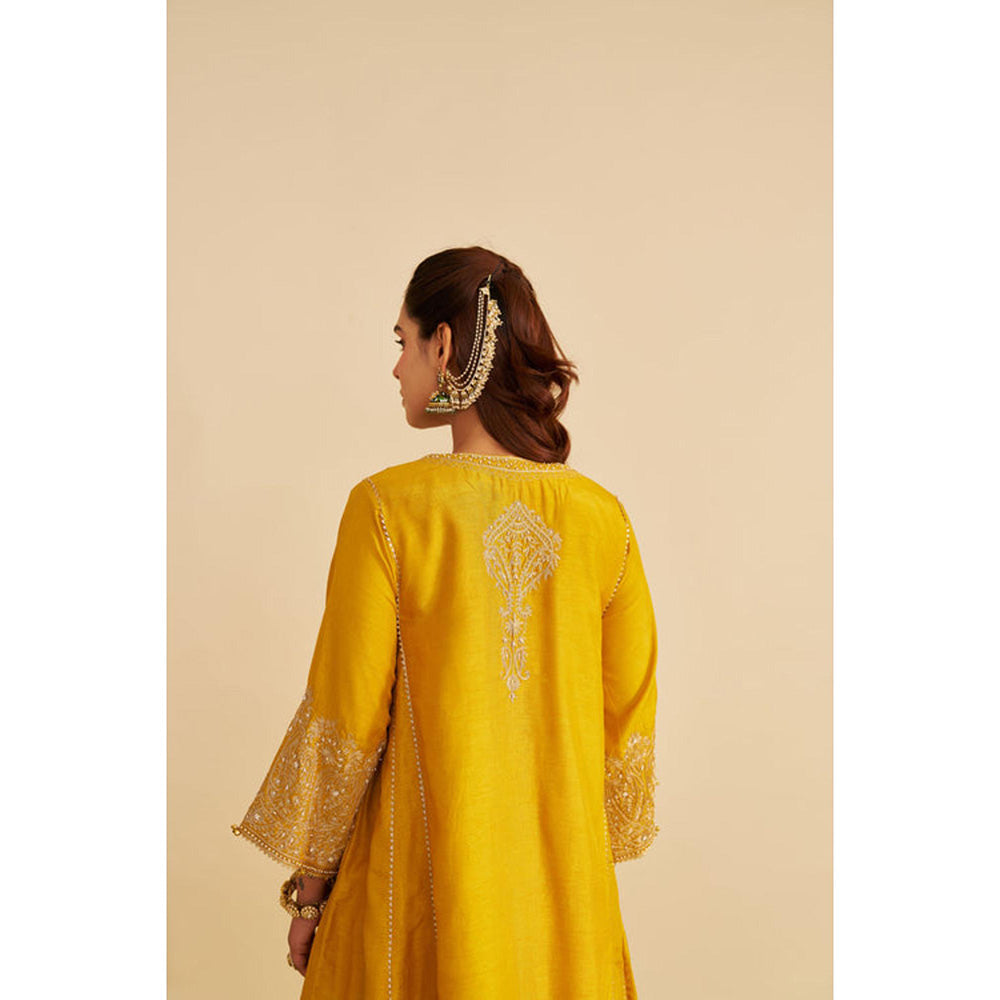 Sheetal Batra Niyah - Mustard Short Chauga With Salwar And Dupatta (Rts)