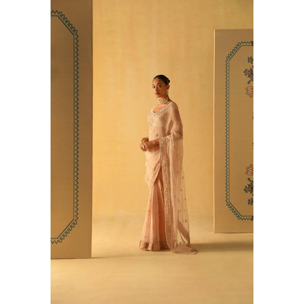 Sheetal Batra Maliha Saree With Stitched Blouse