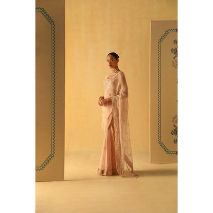 Sheetal Batra Maliha Saree With Stitched Blouse