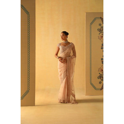 Sheetal Batra Maliha Saree With Stitched Blouse