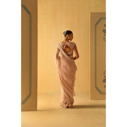 Sheetal Batra Maliha Saree With Stitched Blouse