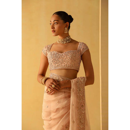 Sheetal Batra Maliha Saree With Stitched Blouse
