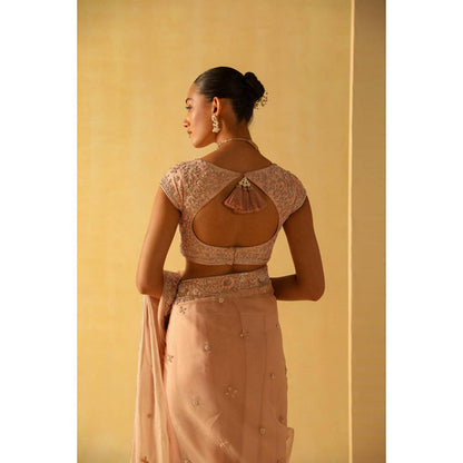 Sheetal Batra Maliha Saree With Stitched Blouse