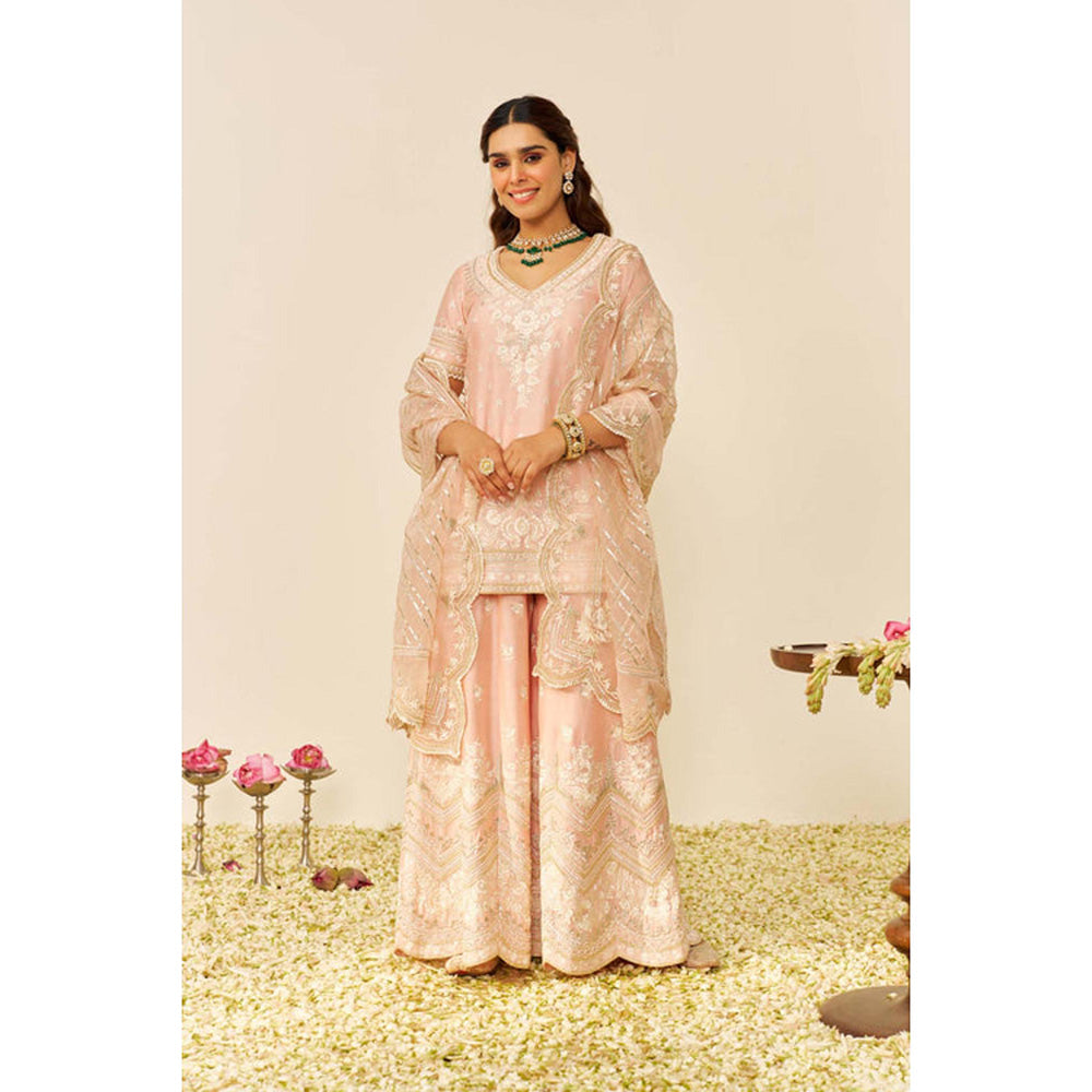 Sheetal Batra Sameeha - Short Kurta With Sharara And Dupatta