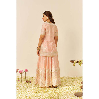 Sheetal Batra Sameeha - Short Kurta With Sharara And Dupatta