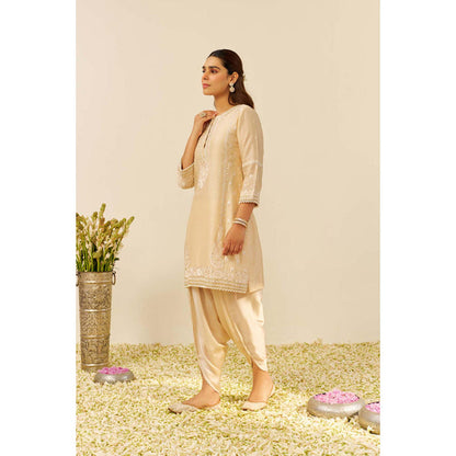 Sheetal Batra Zahra - Short Kurta With Dhoti Pant And Dupatta