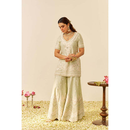 Sheetal Batra Sameeha - Short Kurta With Sharara And Dupatta
