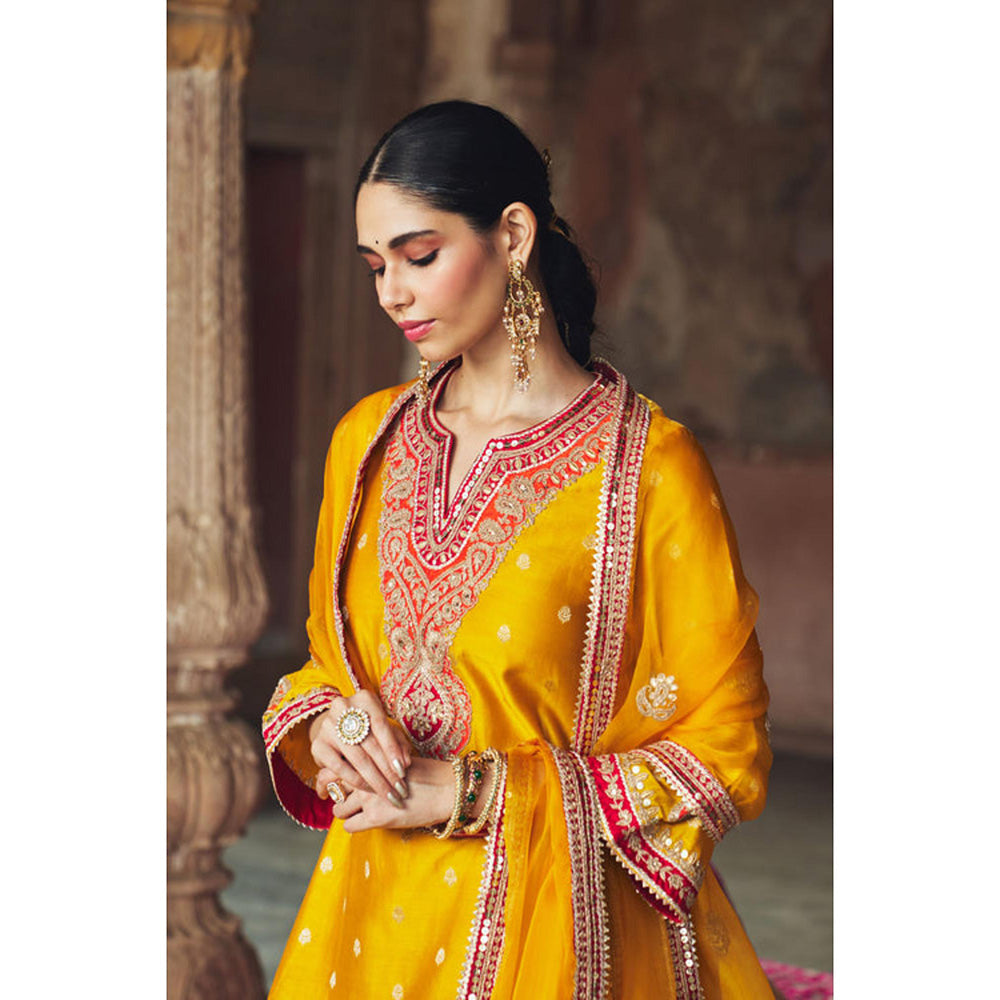 Sheetal Batra Hafsa - Mustard Chauga With Salwar And Dupatta