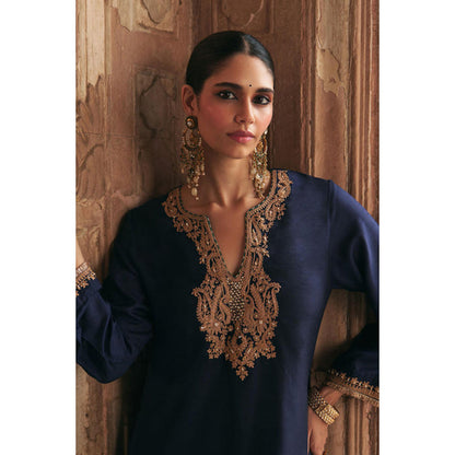 Sheetal Batra Amaya - Deep Blue Long Kaftan With Salwar