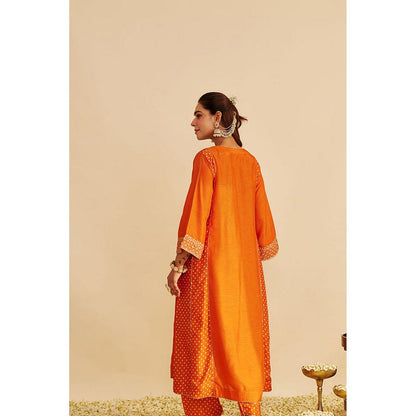 Sheetal Batra Esra - Orange Long Chauga With Salwar