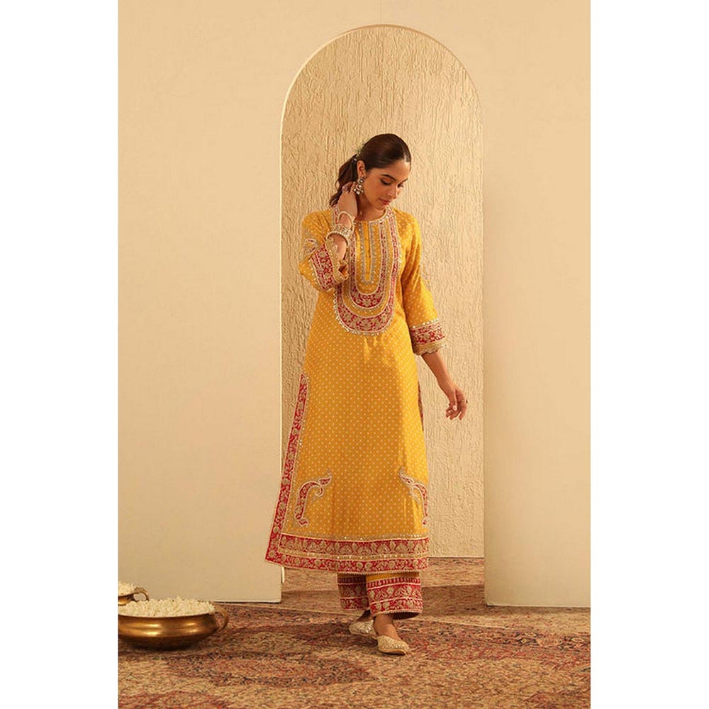 Sheetal Batra Aleena - A-Line Kurta With Palazzo And Dupatta