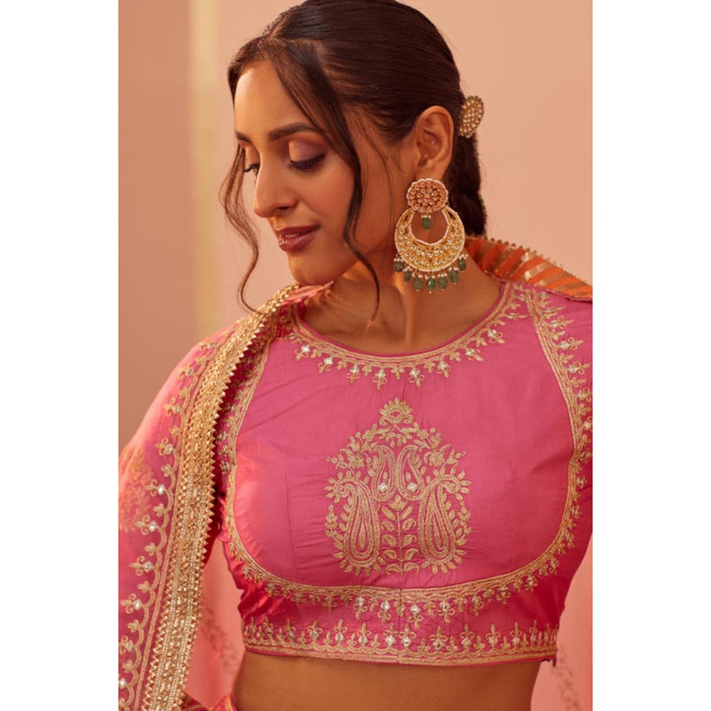Sheetal Batra Alisha Pekha In Naaina- Flamingo Pink Lehenga With Blouse And Dupatta Set