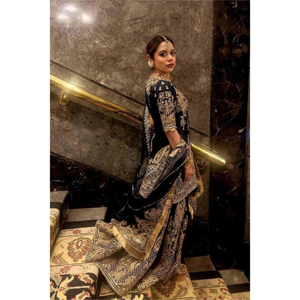 Sheetal Batra Tarini Bhatia In Aafiya - Blue Kurta , Sharara And Dupatta Set