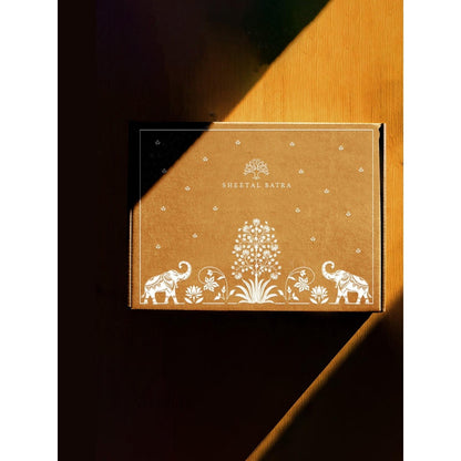 Sheetal Batra Amal Purple Kurta With Dhoti and Dupatta