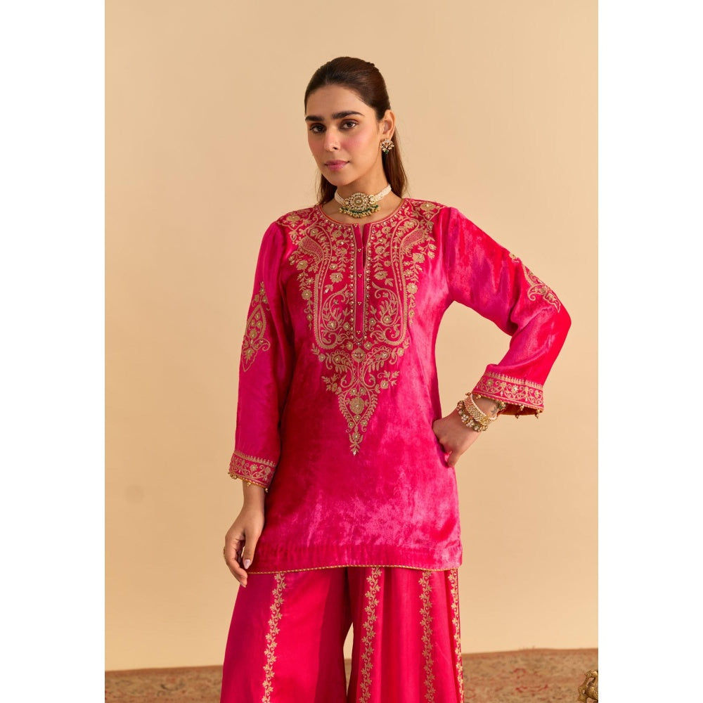 Sheetal Batra Aroob Embroidered Kurta with Sharara and Dupatta