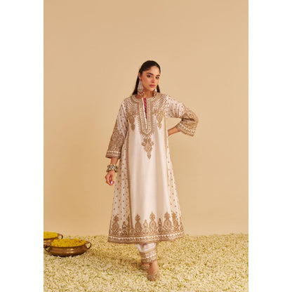 Sheetal Batra Zoya Dabka Zardozi Embroidered Kurta with Pant and Dupatta