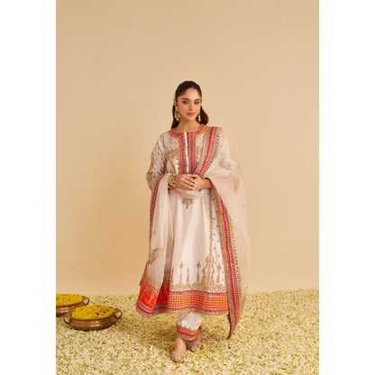 Sheetal Batra Nargis Dabka Zardozi Embroidered Kurta with Pant and Dupatta