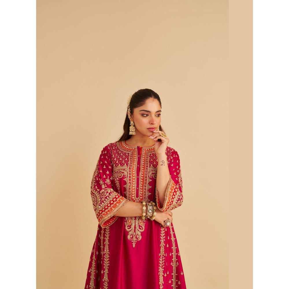 Sheetal Batra Nargis Dabka Zardozi Embroidered Kurta with Pant and Dupatta