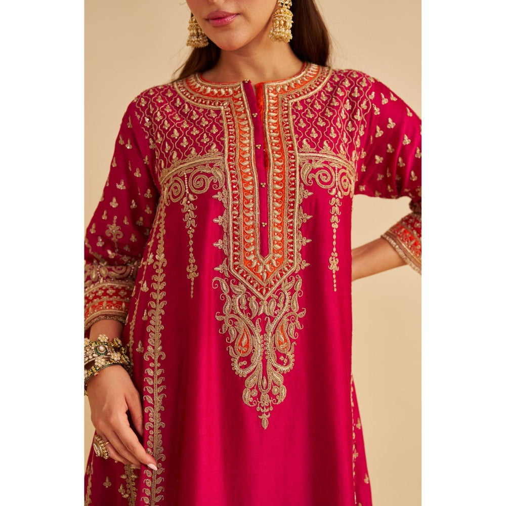 Sheetal Batra Nargis Dabka Zardozi Embroidered Kurta with Pant and Dupatta