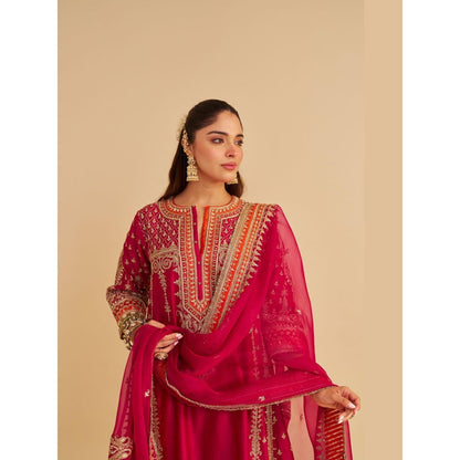 Sheetal Batra Nargis Dabka Zardozi Embroidered Kurta with Pant and Dupatta
