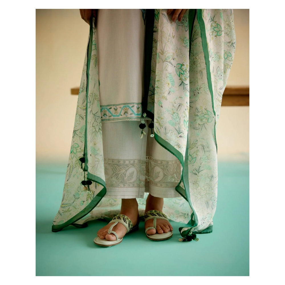 Shetab Kazmi Pink Orchid Kurta with Pant and Dupatta (Set of 3)