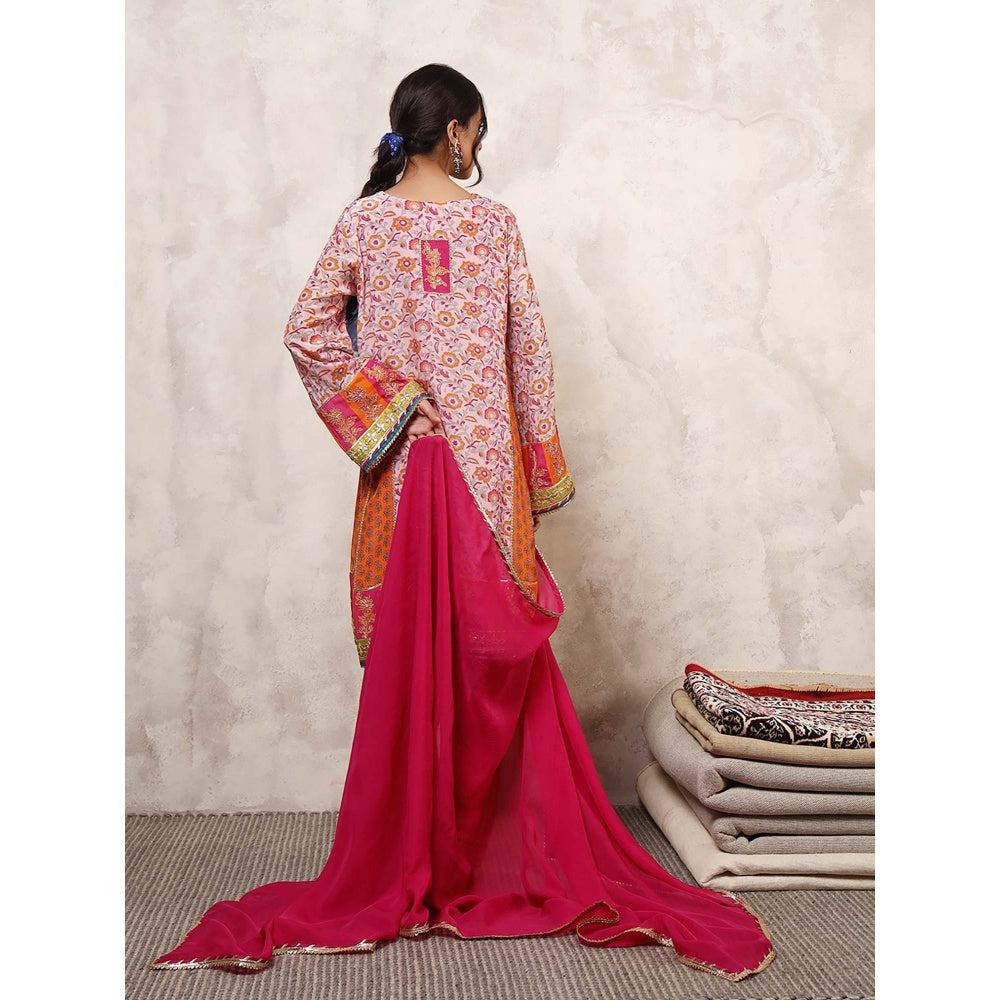 Shetab Kazmi Gulnar Embroidered Kurta with Salwar & Dupatta
