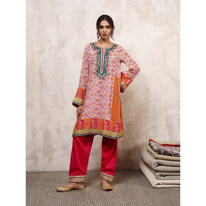 Shetab Kazmi Gulnar Embroidered Kurta with Salwar & Dupatta