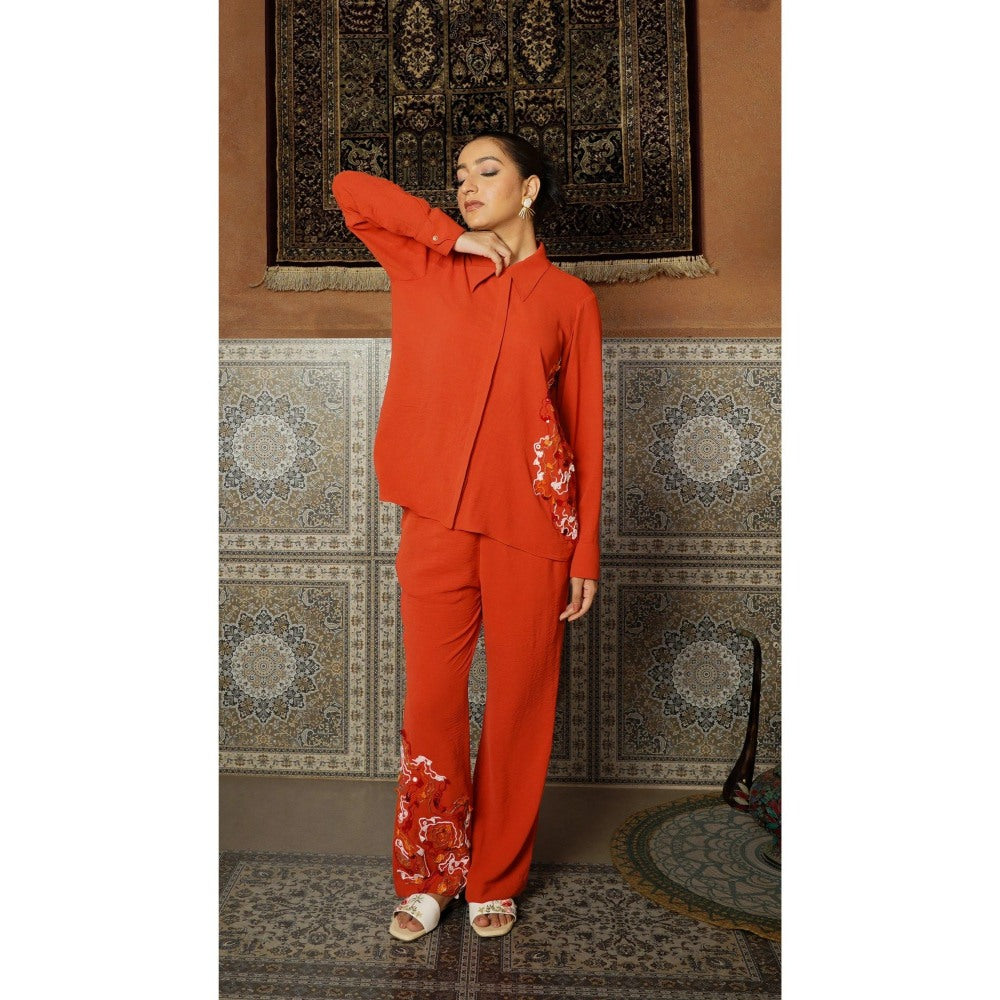 Shilpsutra Orange Co-Ord Set