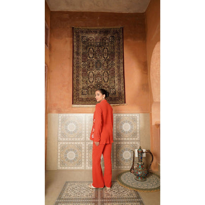 Shilpsutra Orange Co-Ord Set