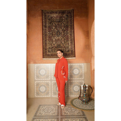 Shilpsutra Orange Co-Ord Set