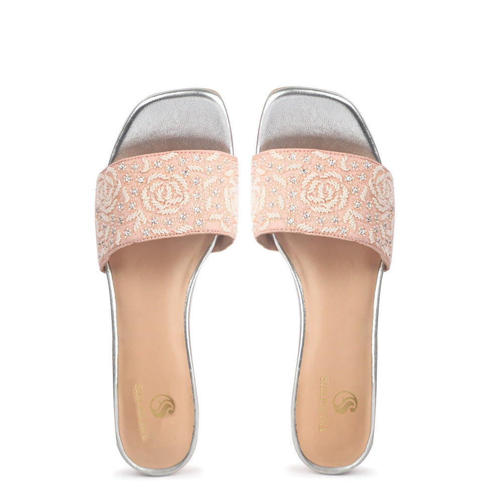 Shilpsutra Rosy Pearl Pink Sandal Heels