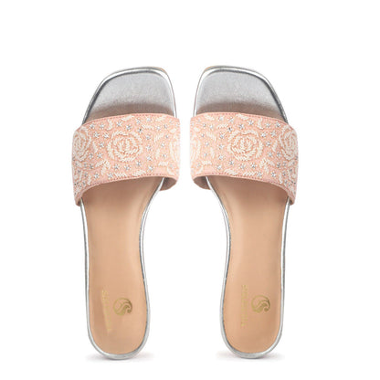 Shilpsutra Rosy Pearl Pink Sandal Heels