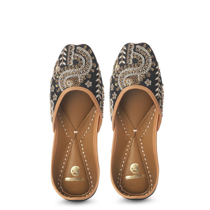 Shilpsutra Women Black Shadow Juttis