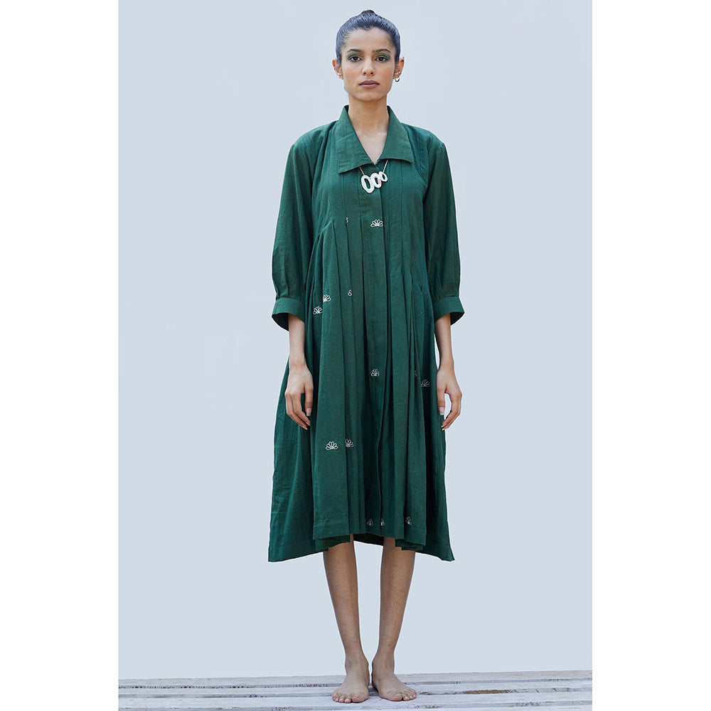 Shibui Mangrove Basil Green Dress